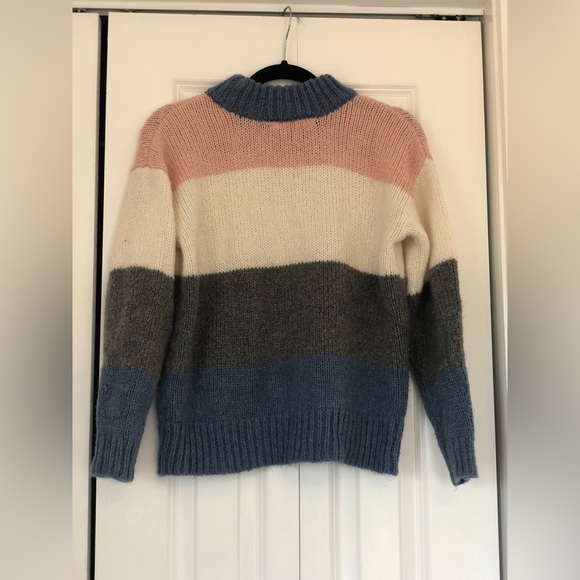 Colorblock Striped Sweater - Picture 3 of 5